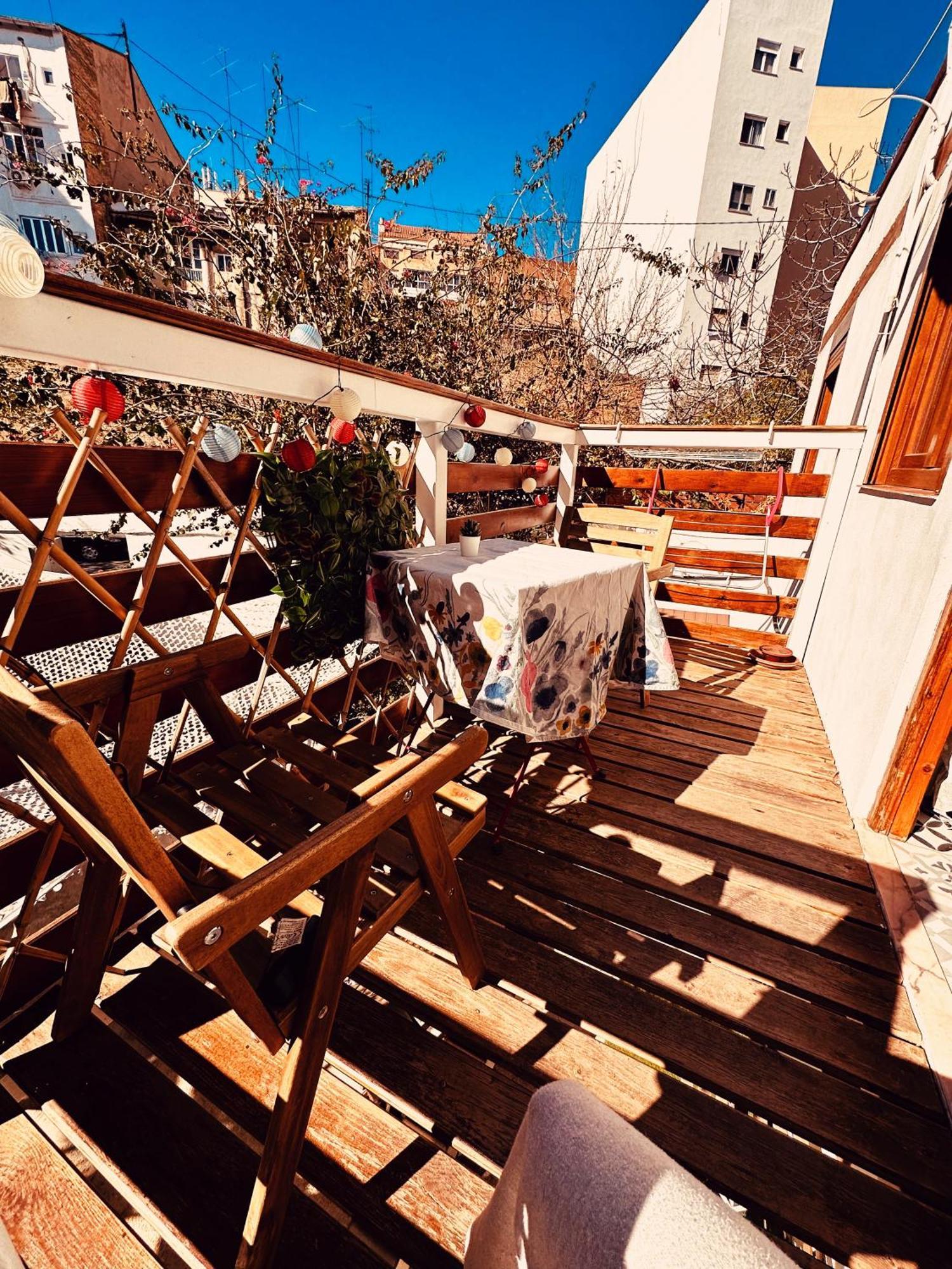 Precioso Apartamento Con A/A En Ruzafa Con Terracita Privada Y Acceso A Un Jardin, Para 2-3 Personas 발렌시아 외부 사진
